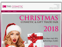 Tablet Screenshot of cosmeticassociation.ie